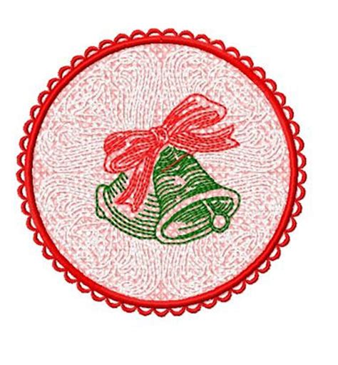 10 FSL Christmas Holiday Coaster Machine Embroidery Design Etsy