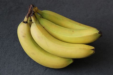 Free Photo Banana Yellow Green Fruit Banana Shrub Healthy Sweet