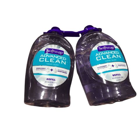 Softsoap Brand Clear Hand Soap Refill 80 Oz Btl 2 Pack Shelhealth