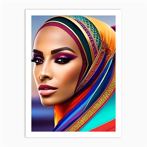 Muslim Woman In Hijab Art Print By Aiart Mania Fy
