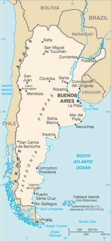 Map Of Argentina And Its Regions Sources Download Scientific Diagram