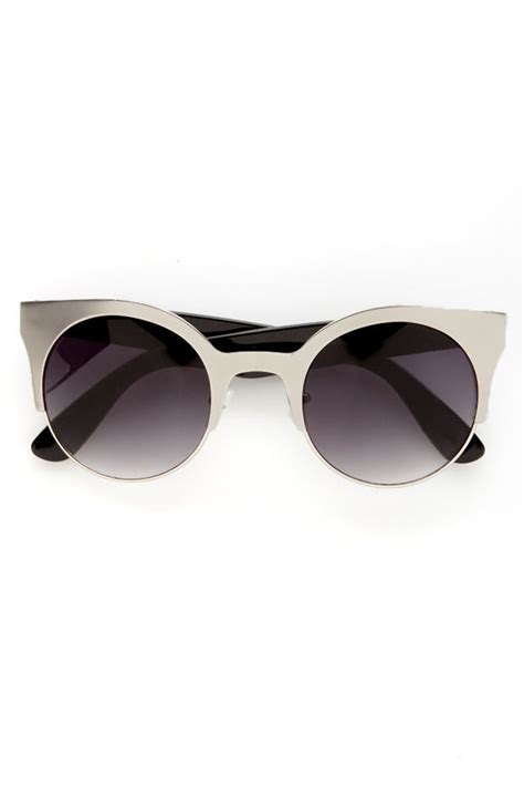 Cute Silver Sunglasses Modern Sunglasses 1000 Lulus