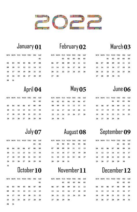 Calendar 2022 Png Image Transparent Background Png Arts