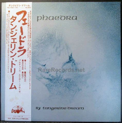 Tangerine Dream Phaedra 1975 Japan Lp With Obi