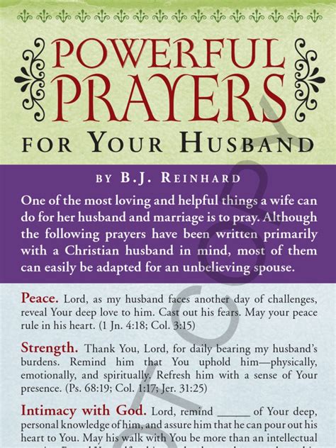 Powerful Prayers For Your Husband Prayer Theology