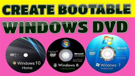How To Create Make Bootable DVD CD From Iso File Windows 7 8 1 10 YouTube