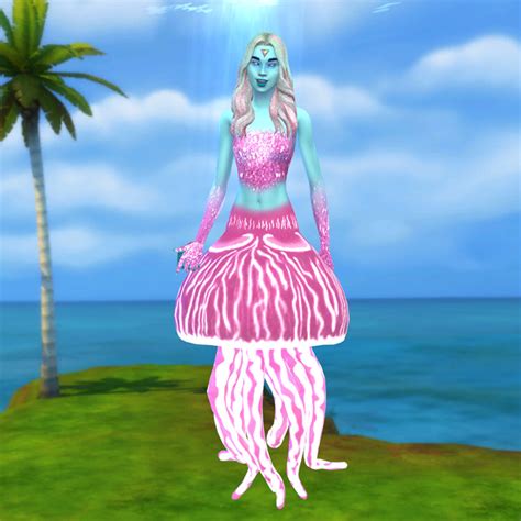 Jellyfish Hair Sims 4 Cc