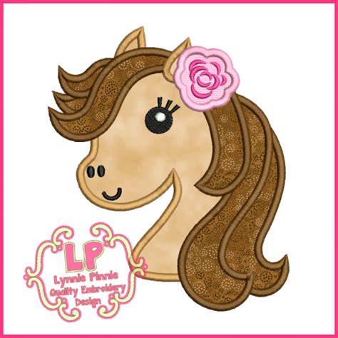 Cathleen britschge on floral machine embroidery design. Pretty Horse Applique With Mini Applique 4x4 5x7 6x10 ...