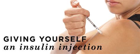 How To Give Yourself An Insulin Injection