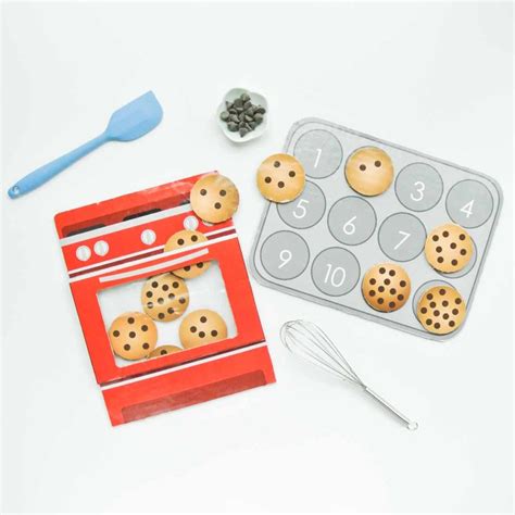 Number Matching Game For Kids Lets Count Cookies Free Printable