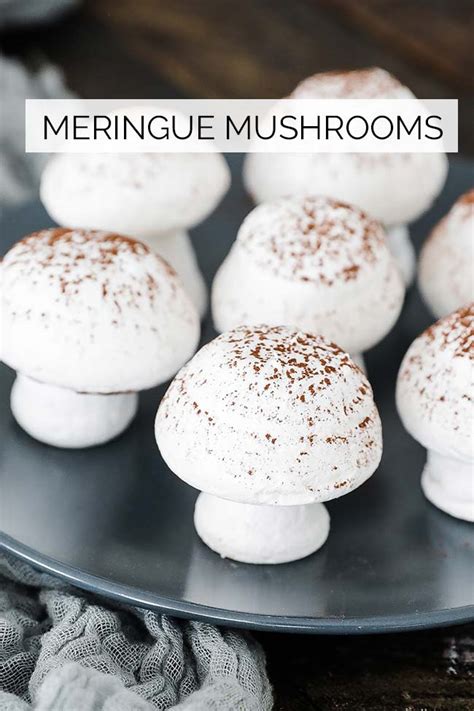 Meringue Mushrooms Recipe Chef Billy Parisi