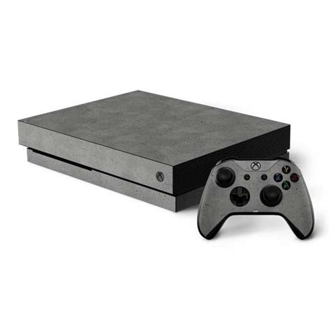 Speckle Grey Concrete Xbox One X Bundle Skin Xbox One Concrete The Newest Xbox