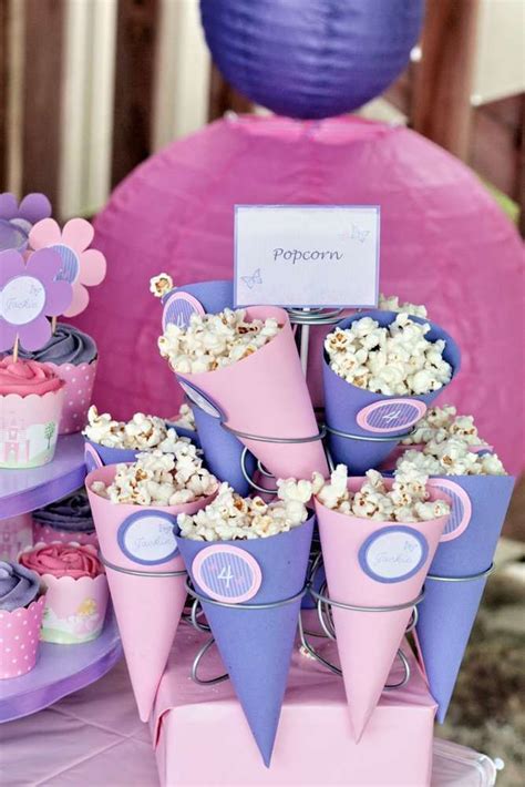 2 ärmellätzchen, pink und lila. Pink und Lila Geburtstag Party Ideen | Foto 2 von 23 ...