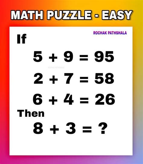 Can You Solve This Math Puzzle Maths Puzzles Math Riddles Brain