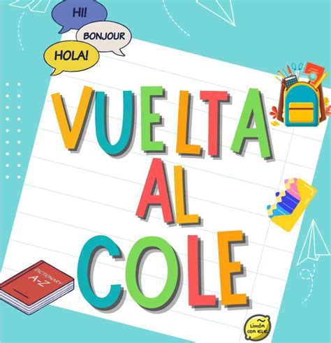 Vuelta Al Cole Vocabulario Y Actividades