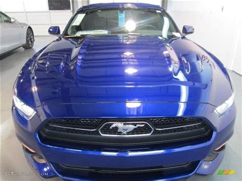 2015 Deep Impact Blue Metallic Ford Mustang Gt Premium Coupe 103185464