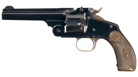 Smith And Wesson New Model No 3 Revolver With 5 Inch Barrel Rock