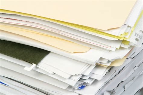 Overstuffed File Folders Stock Photo Download Image Now Full Heavy