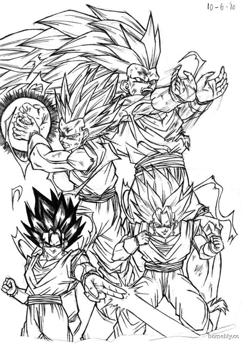 Dragon Ball Z Coloring Pages Gohan Coloring Home