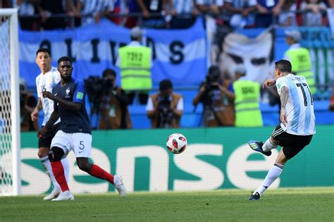 argentina vs francia di maría marcó golazo de fuera del área para el 1 1 del partido [video