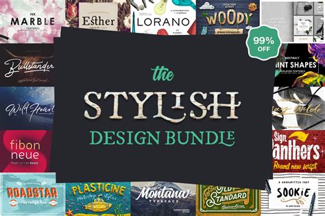 The Stylish Design Bundle - 99% Off