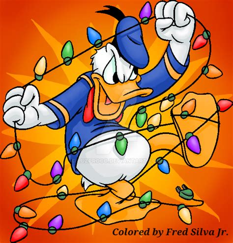 Donald Duck Christmas Lights By Luzproco On Deviantart