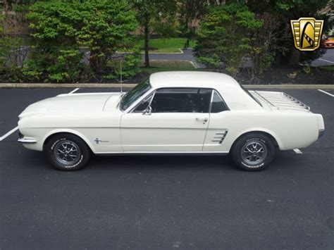 1966 Ford Mustang 73680 Miles White Coupe 200 Cid I6 3 Speed Automatic