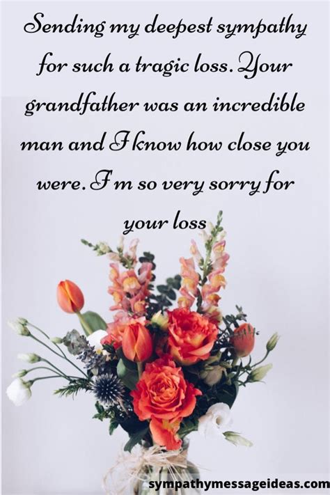 47 Of The Most Heartbreaking Loss Of Grandfather Quotes Sympathy Card