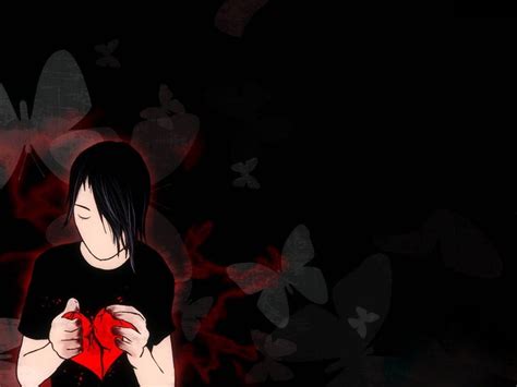 Broken Heart Anime Wallpapers Top Free Broken Heart Anime Backgrounds WallpaperAccess