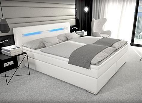 Gunstige betten kaufen reduziert im sale otto. Designer Boxspring Bett mit LED Beleuchtung 180x200 cm ...