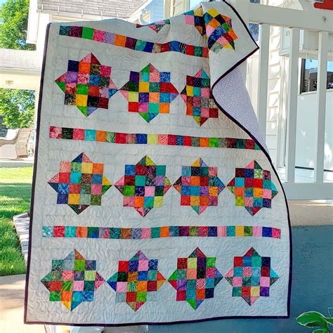 River Scraps Easy Quilt Pattern For Beginner Quilter Modern Etsy