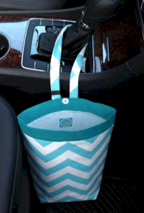 52 Clever And Cool Diy Car Trash Can Ideas For Messy People Car Trash