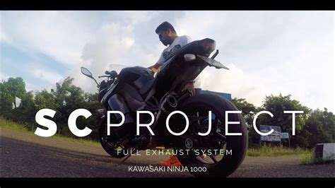 Sent from my iphone using tapatalk. Kawasaki Ninja 1000 SC PROJECT full system exhaust note ...
