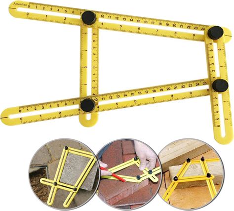 Dxia Angleizer Template Tool Angleizer Measuring Ruler Multi Angle