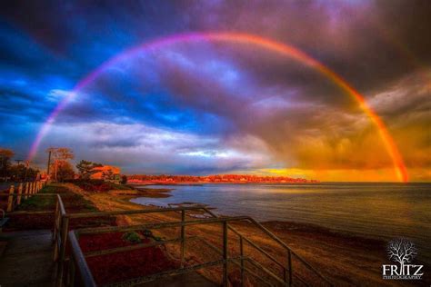 Rainbow Over Water Nature Pictures Cool Pictures Rainbow