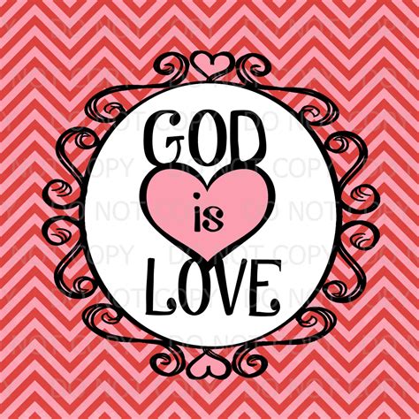 Printable Valentines Day Party God Is Love Religious Etsy France