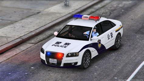 Audi A8 Chinese Police Car Gta 5 Mods