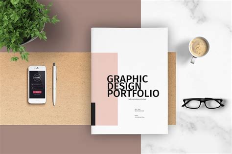 Graphic Design Portfolio Template 82436 Brochures Design Bundles