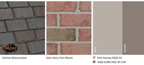 Pink Brick Exterior Color Schemes Davinci Roofscapes