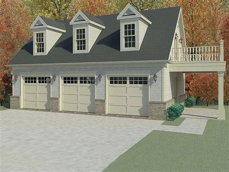 3 Car Garage With Upstairs Apartment Plans Plan Guest Carriage House