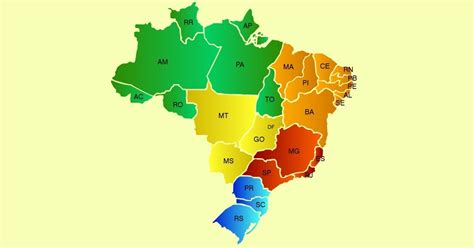 13 Mapa Do Brasil Com As Siglas Dos Estados Free Foto Ideas