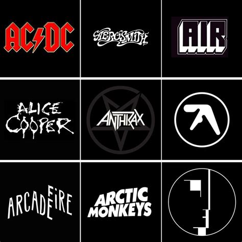 Los 100 Mejores Logotipos De Grupos De Rock De La Historia