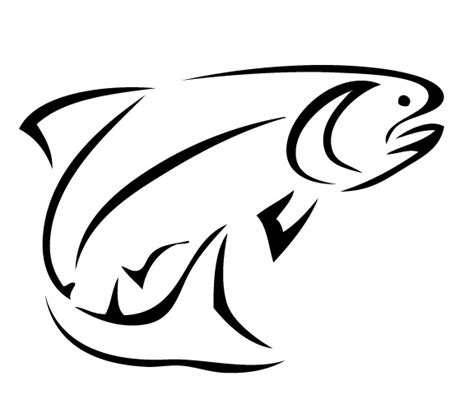 Trout Fish Silhouette At Getdrawings Free Download