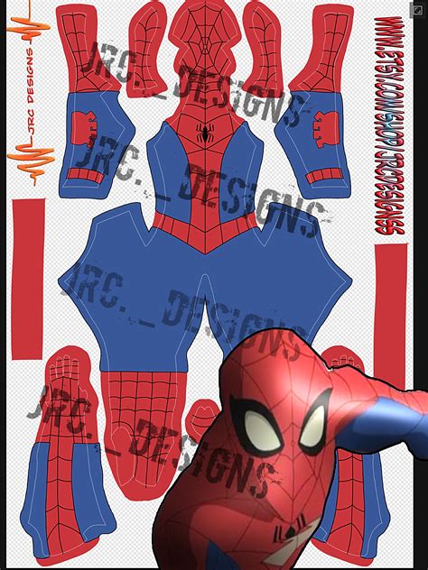 Spectacular Spider Man Suit Pattern Digital Download Etsy Uk