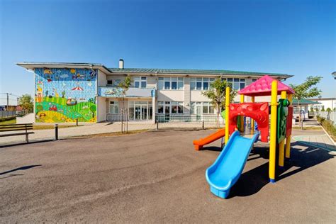 Preschool Building Stock Photo Image Of Child Nursery 42451990