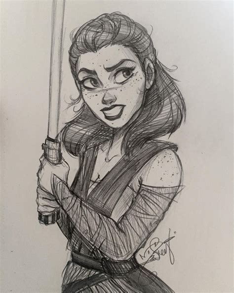 Maureen Narro On Instagram Rey Star Wars Fan Art Rey Star Wars
