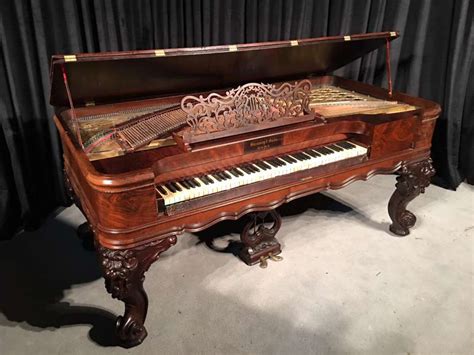 However, the increasing popularity of the piano in private homes, resulted in the need for a smaller grand piano. Steinway & Sons Rosewood Rococo Square Grand Piano ...