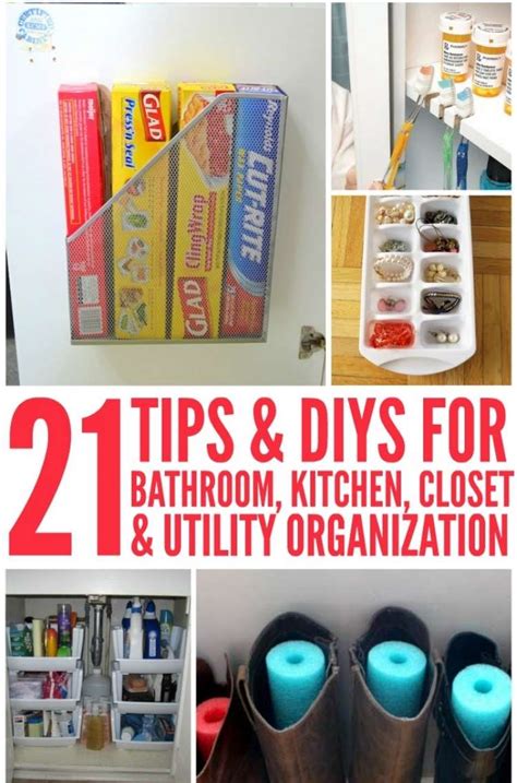 Tips And Diy Organization Ideas For The Home