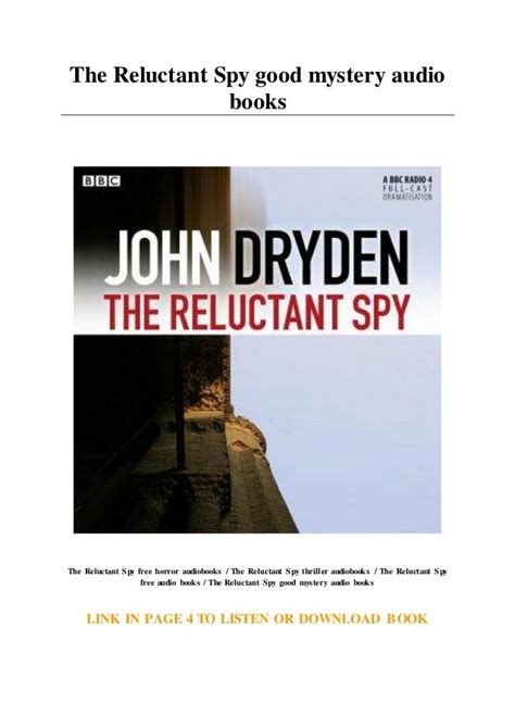 The Reluctant Spy Good Mystery Audio Books