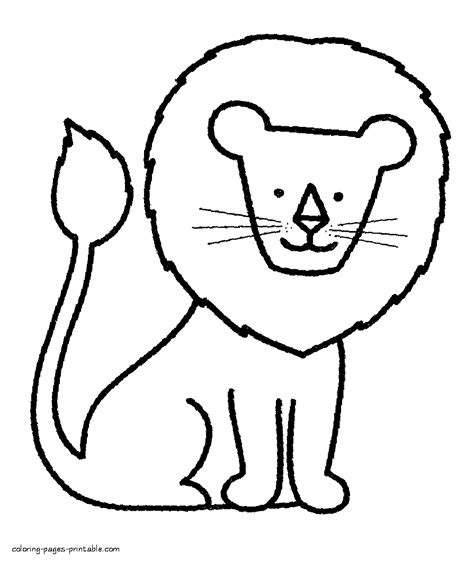 Animals Preschool Colouring Pages Coloring Pages